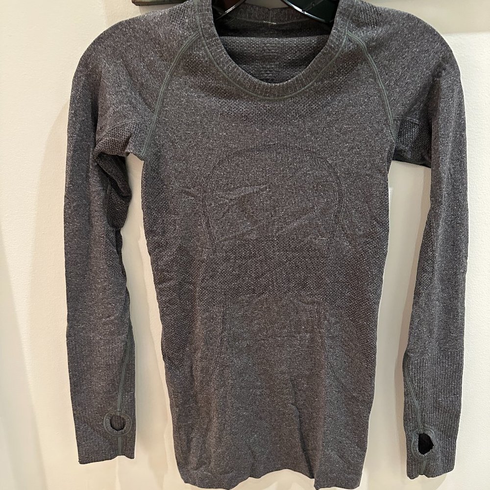 Grey Lululemon Swiftly Tech Shirt
